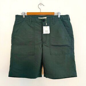 Norse Projects Men's Green Shorts 36W